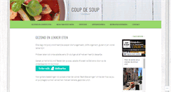 Desktop Screenshot of coupdesoup.be